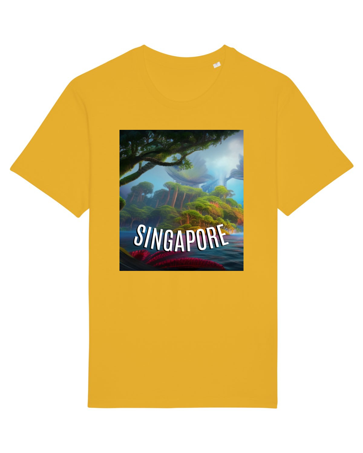Tricou mânecă scurtă Unisex Rocker Spectra Yellow