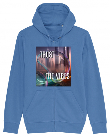 TRUST THE VIBES Bright Blue