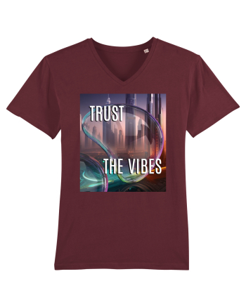 TRUST THE VIBES Burgundy