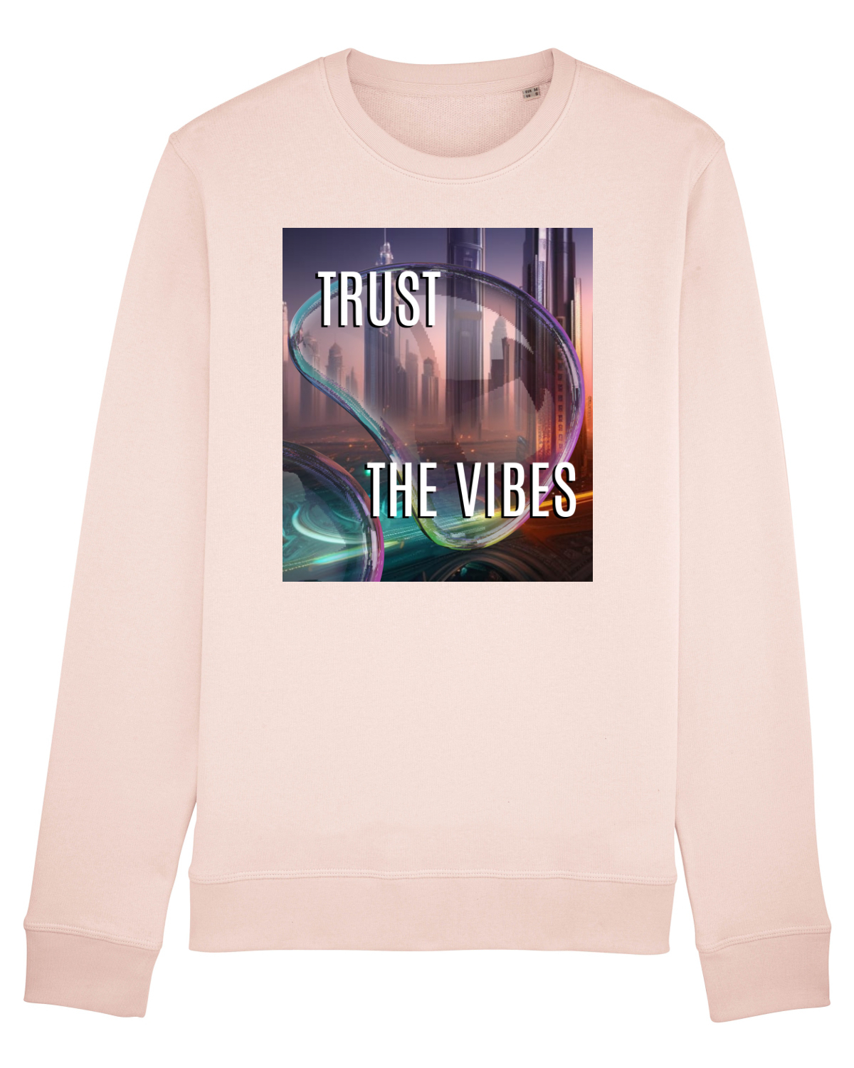 Bluză mânecă lungă Unisex Rise Candy Pink