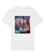 TRUST THE VIBES Tricou mânecă scurtă Unisex Rocker