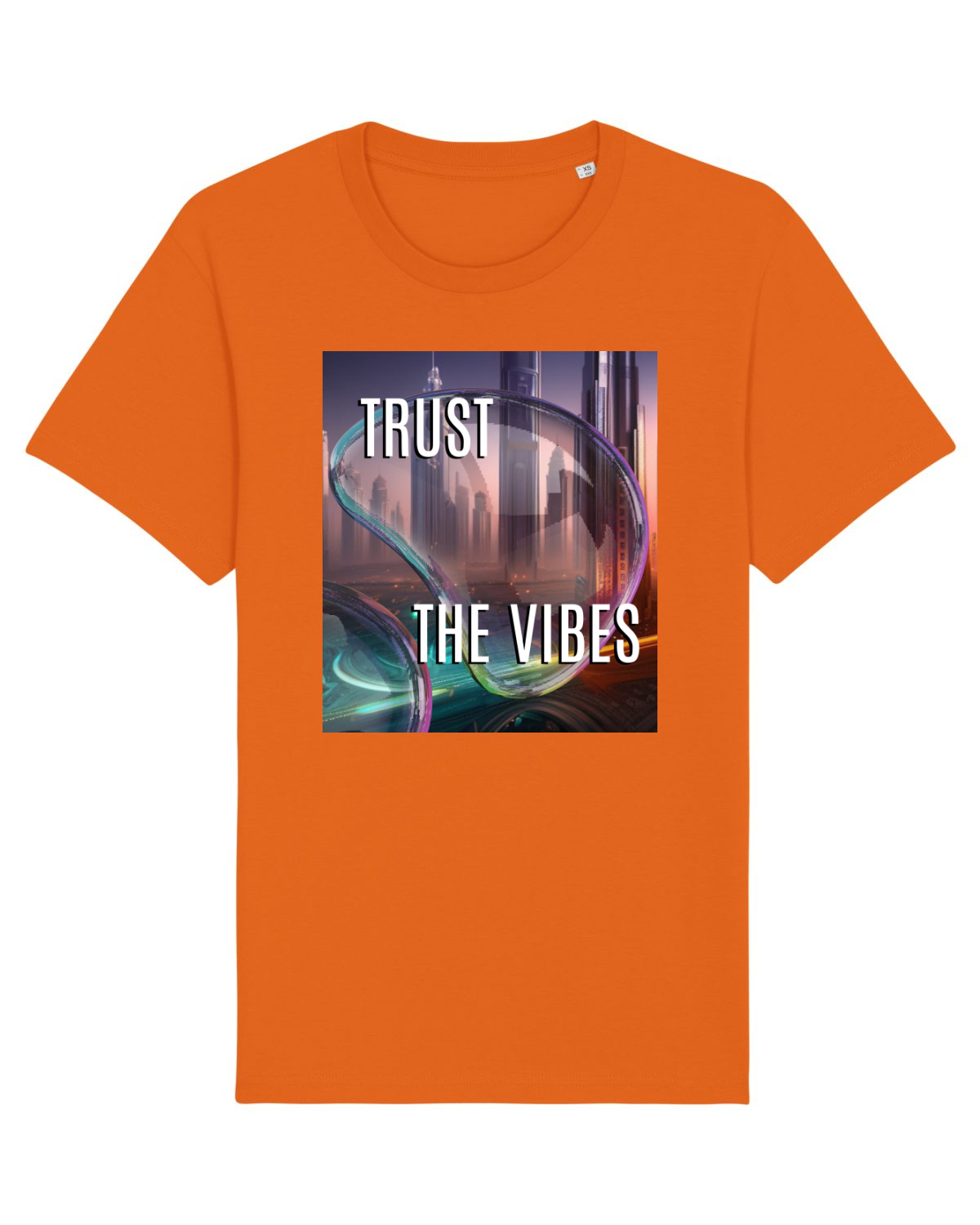 Tricou mânecă scurtă Unisex Rocker Bright Orange