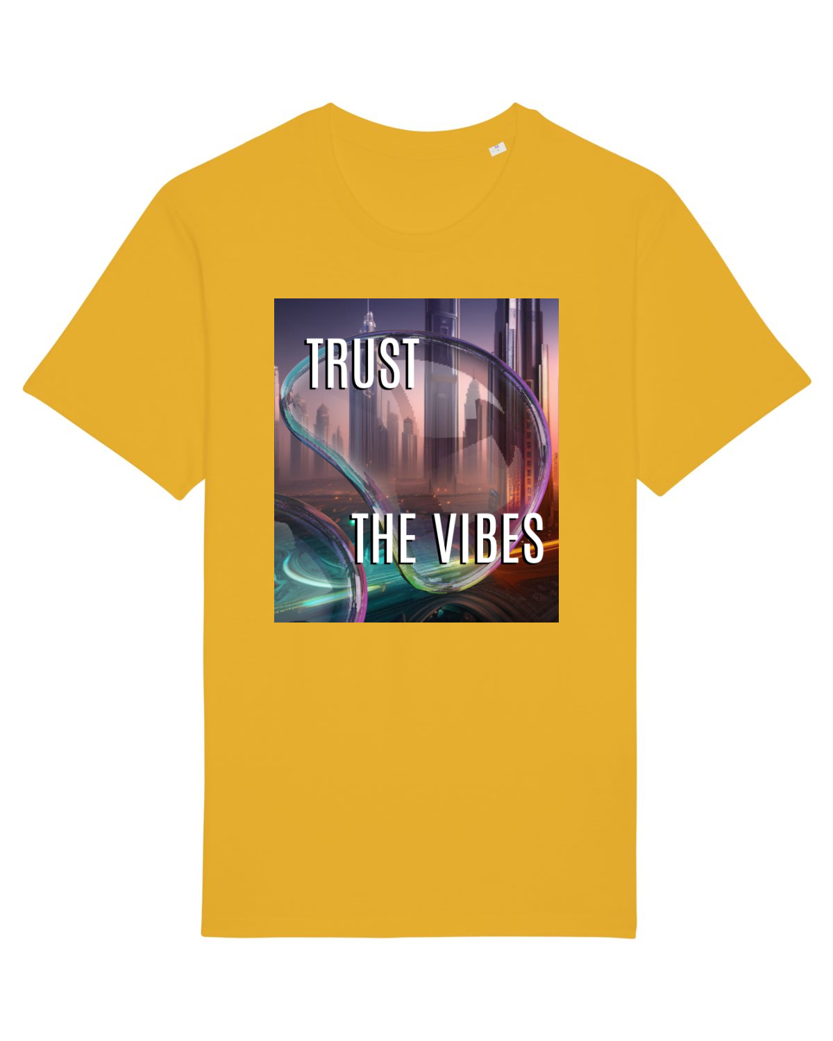 Tricou mânecă scurtă Unisex Rocker Spectra Yellow