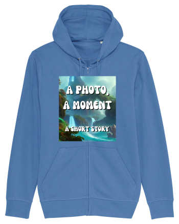 a photo a moment a short story Bright Blue