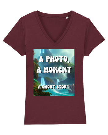 a photo a moment a short story Burgundy