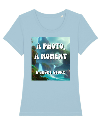 a photo a moment a short story Sky Blue