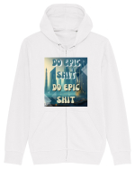 DO EPIC SHIT X2 Hanorac cu fermoar Unisex Connector