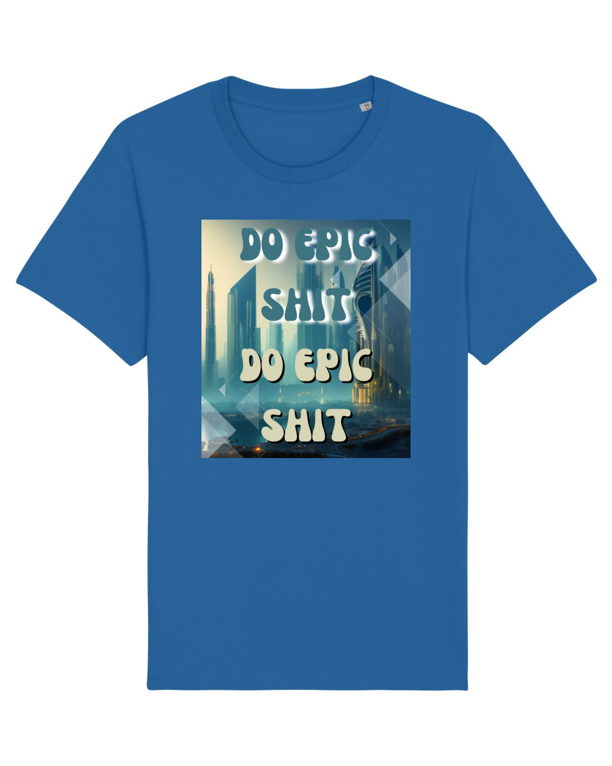 Tricou mânecă scurtă Unisex Rocker Royal Blue