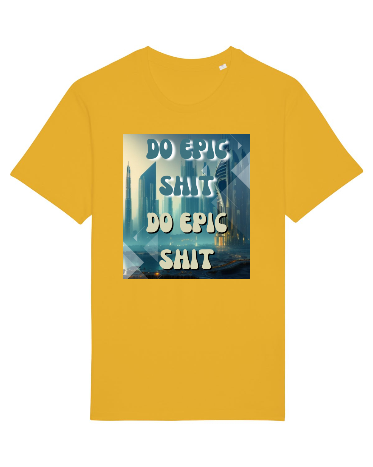 Tricou mânecă scurtă Unisex Rocker Spectra Yellow
