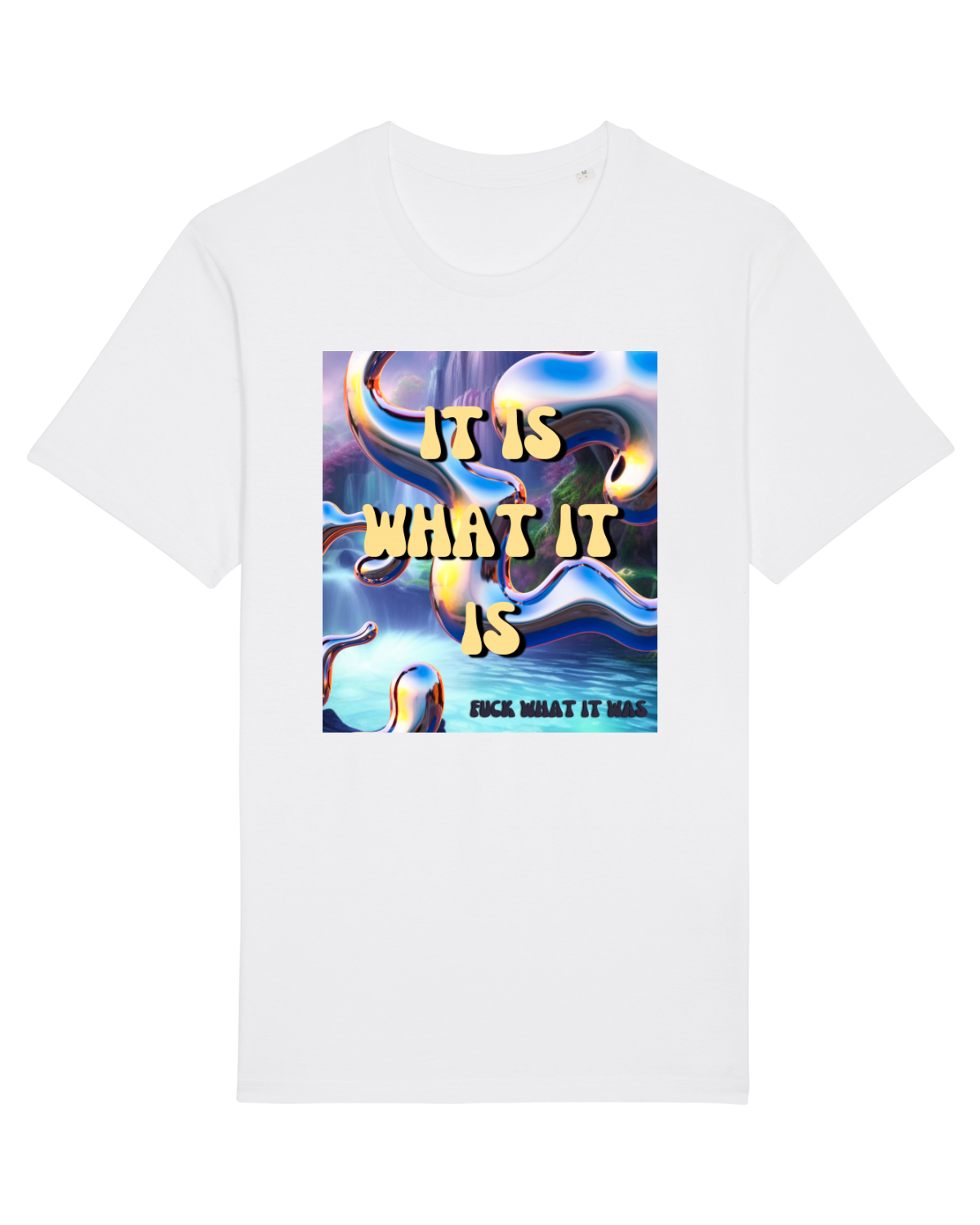 Tricou mânecă scurtă Unisex Rocker White