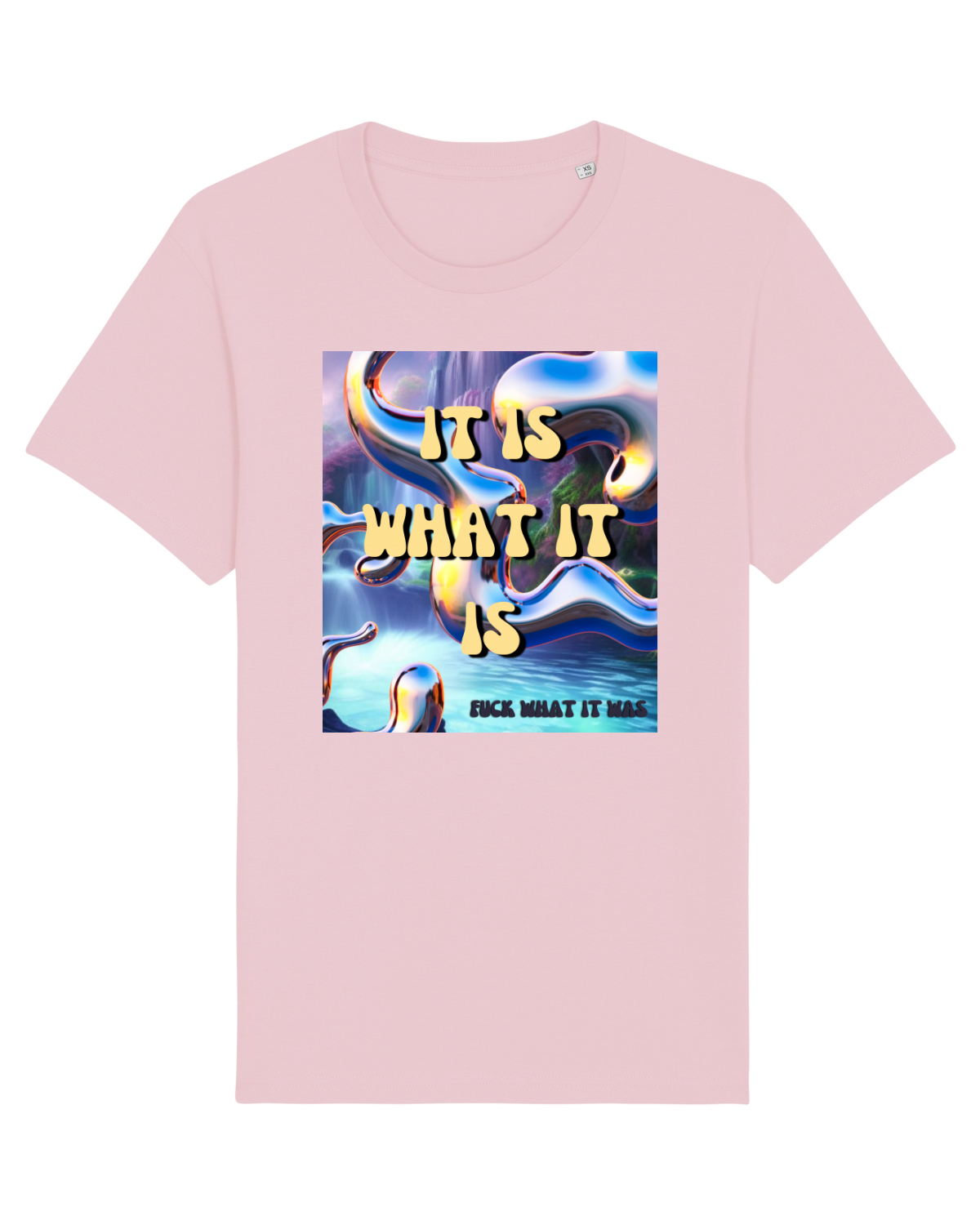 Tricou mânecă scurtă Unisex Rocker Cotton Pink