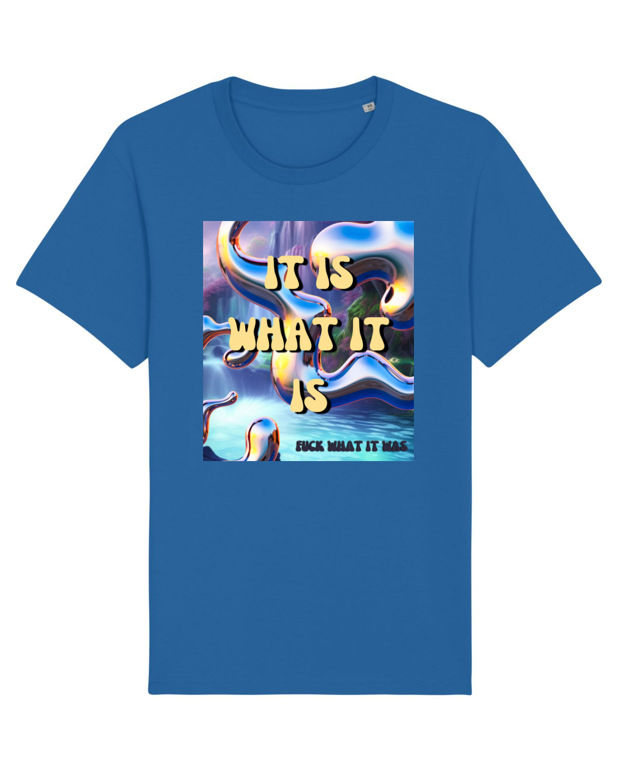 Tricou mânecă scurtă Unisex Rocker Royal Blue