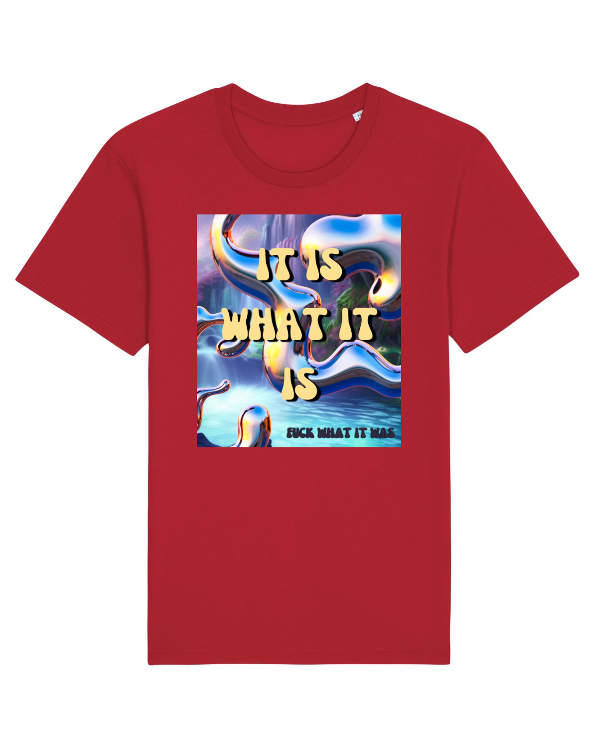 Tricou mânecă scurtă Unisex Rocker Red