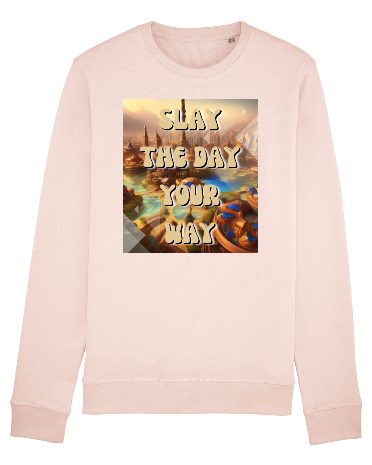 Bluză mânecă lungă Unisex Rise Candy Pink