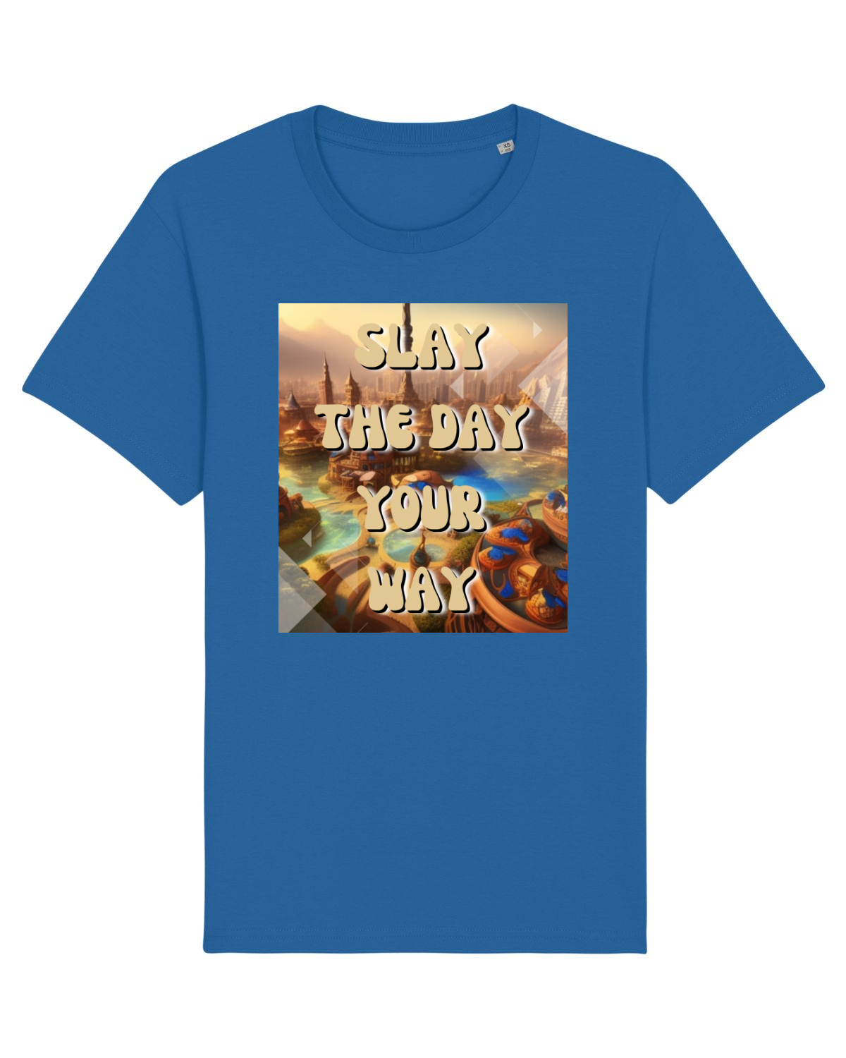 Tricou mânecă scurtă Unisex Rocker Royal Blue