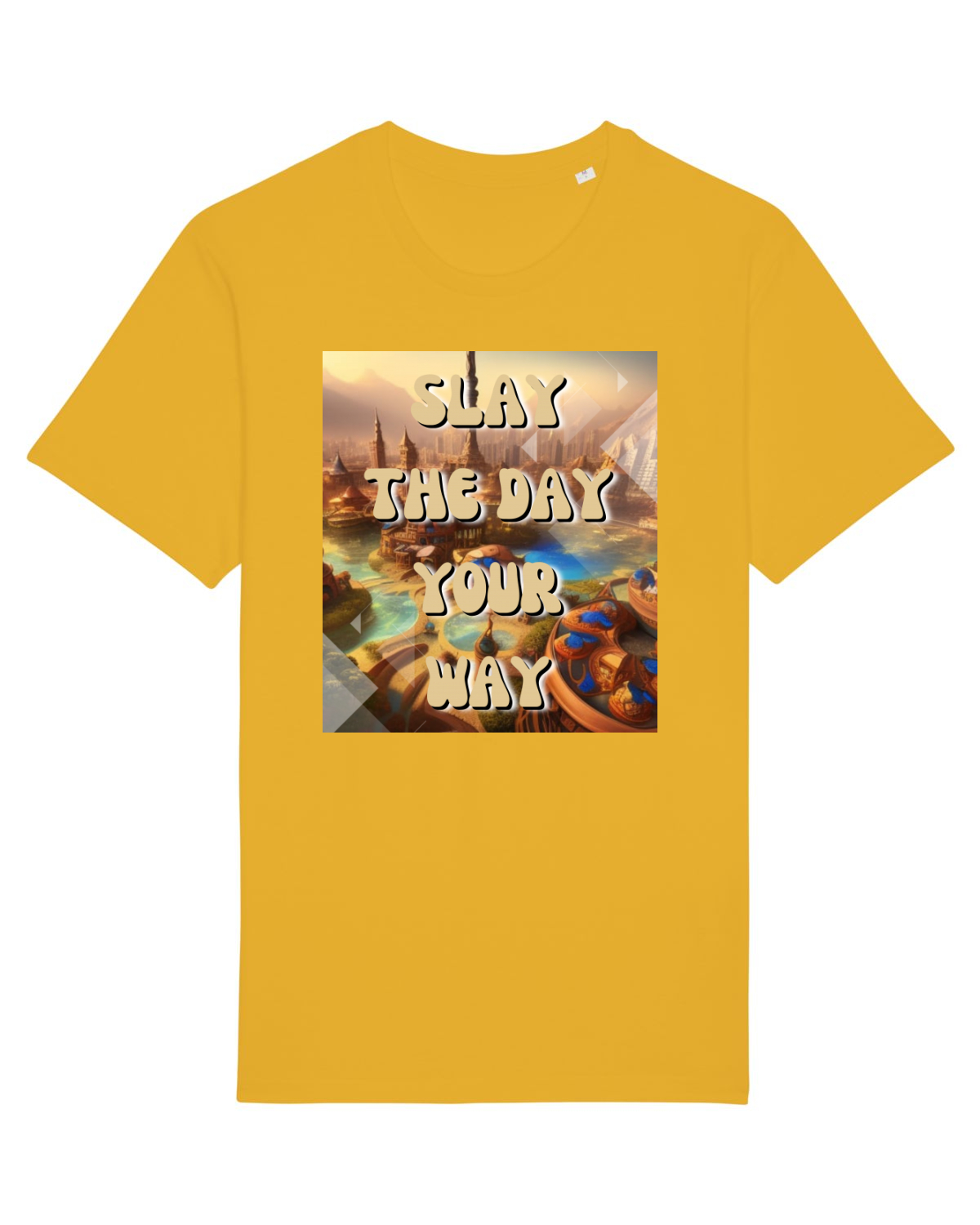 Tricou mânecă scurtă Unisex Rocker Spectra Yellow