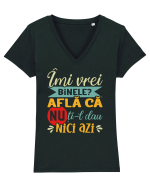 Îmi vrei binele? Tricou mânecă scurtă guler V Damă Evoker
