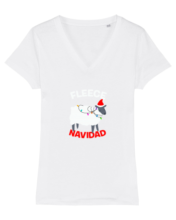 Fleece Navidad White