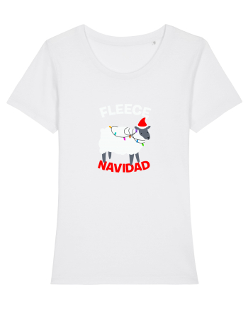 Fleece Navidad White