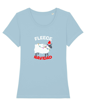 Fleece Navidad Sky Blue