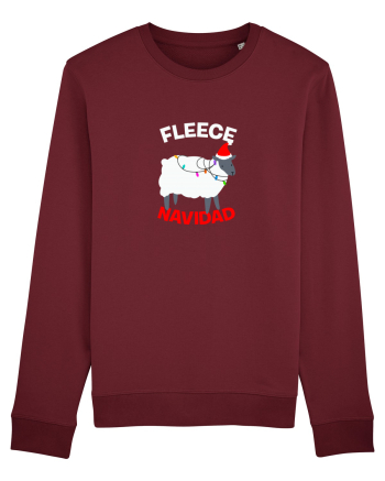 Fleece Navidad Burgundy