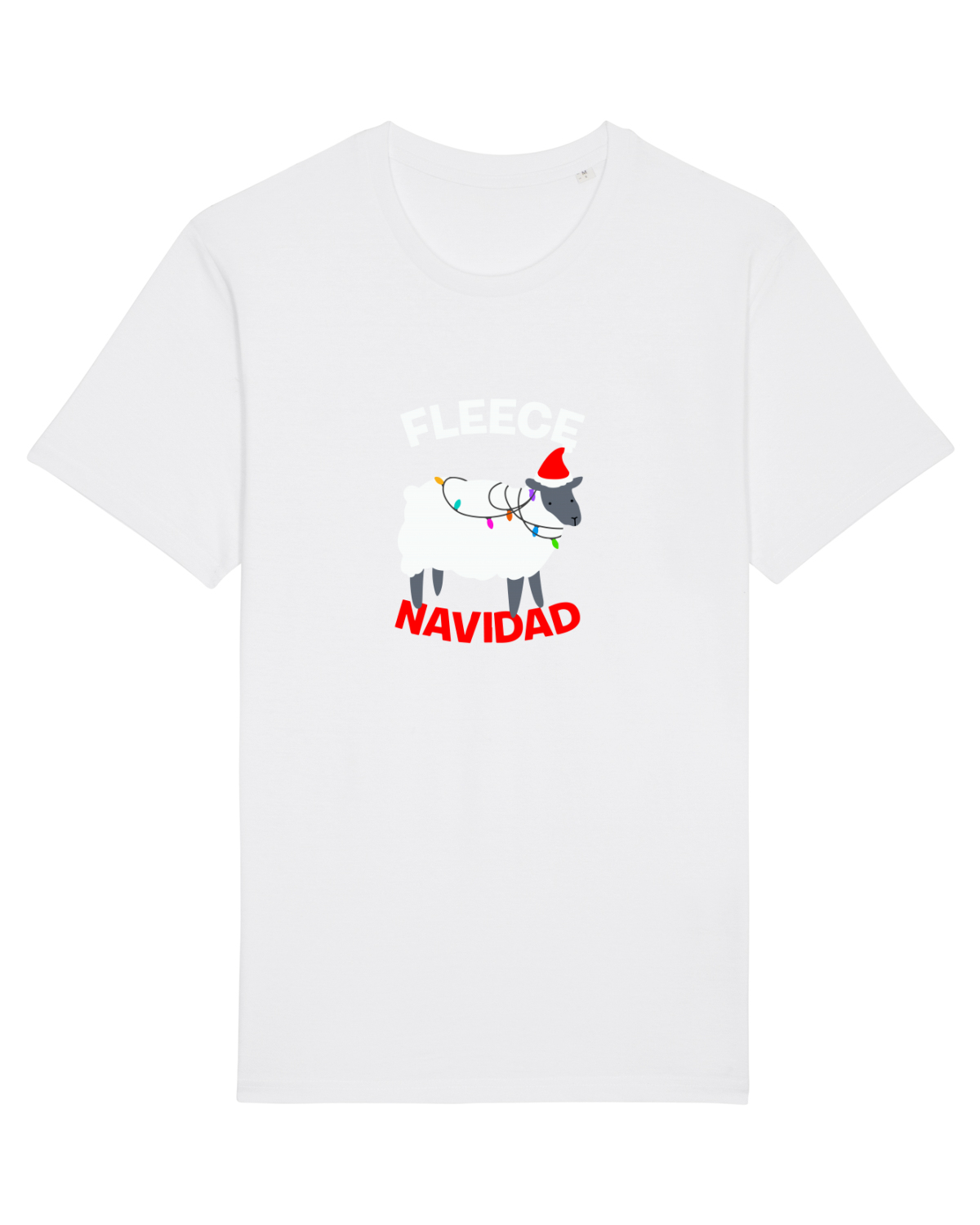 Tricou mânecă scurtă Unisex Rocker White