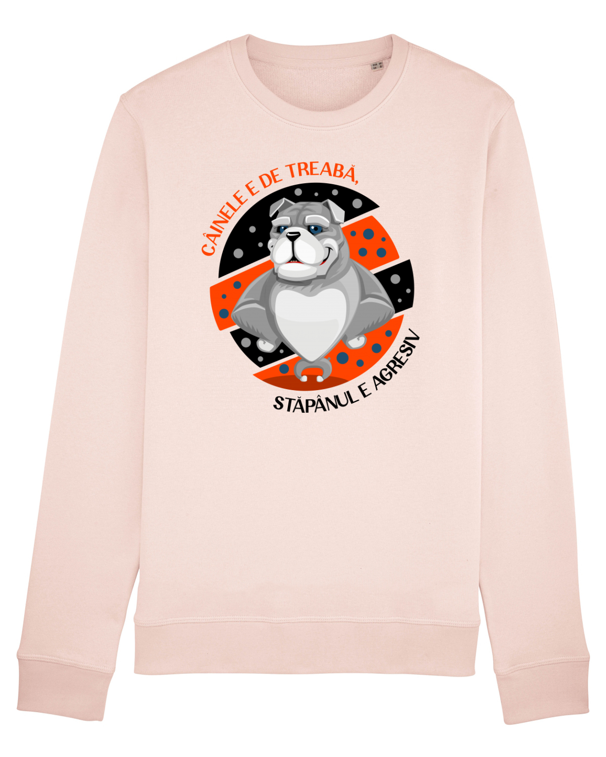 Bluză mânecă lungă Unisex Rise Candy Pink