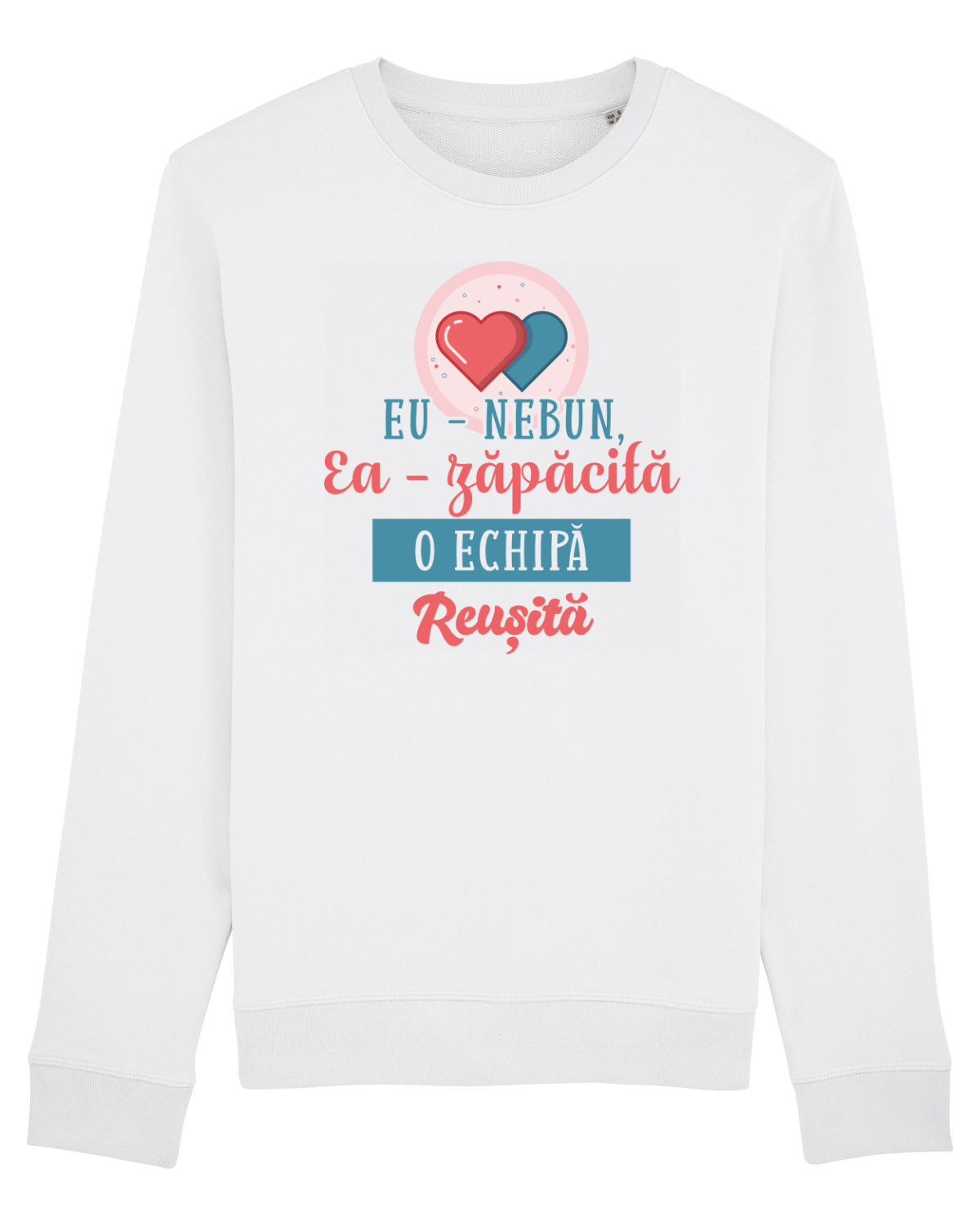 Bluză mânecă lungă Unisex Rise White