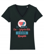 O echipă reușită - pentru ea Tricou mânecă scurtă guler V Damă Evoker