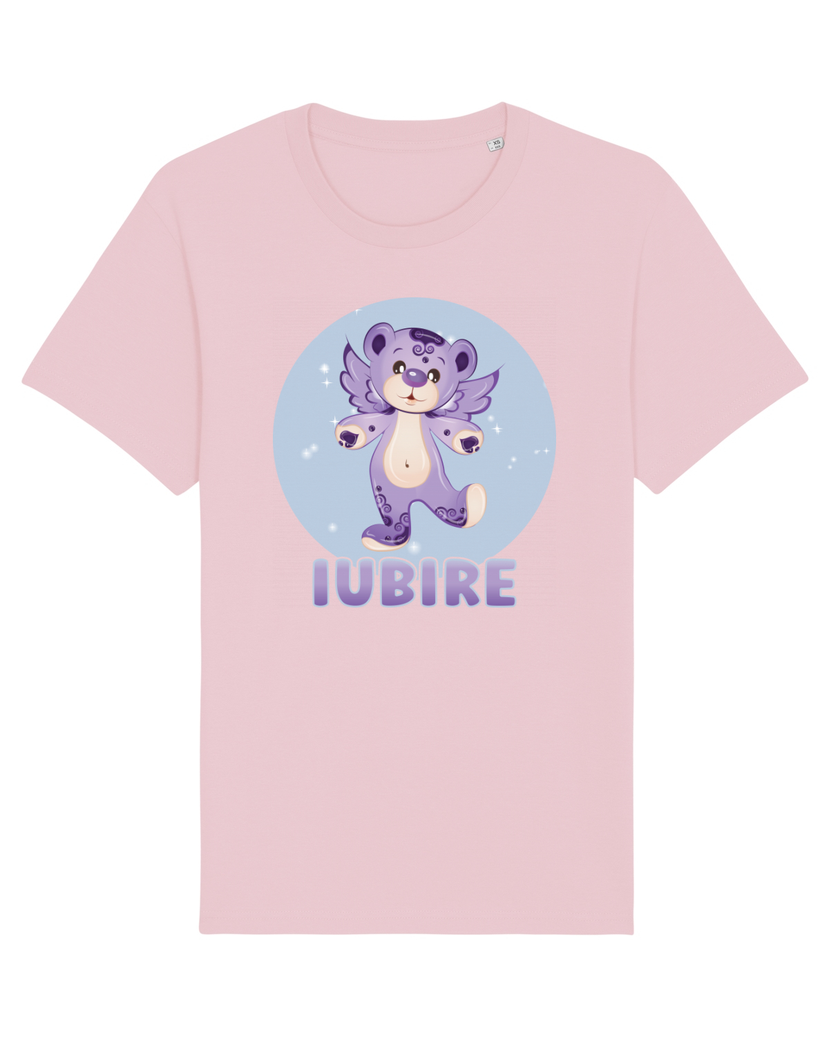 Tricou mânecă scurtă Unisex Rocker Cotton Pink