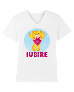 Iubire cu ursuleț - v2 Tricou mânecă scurtă guler V Bărbat Presenter