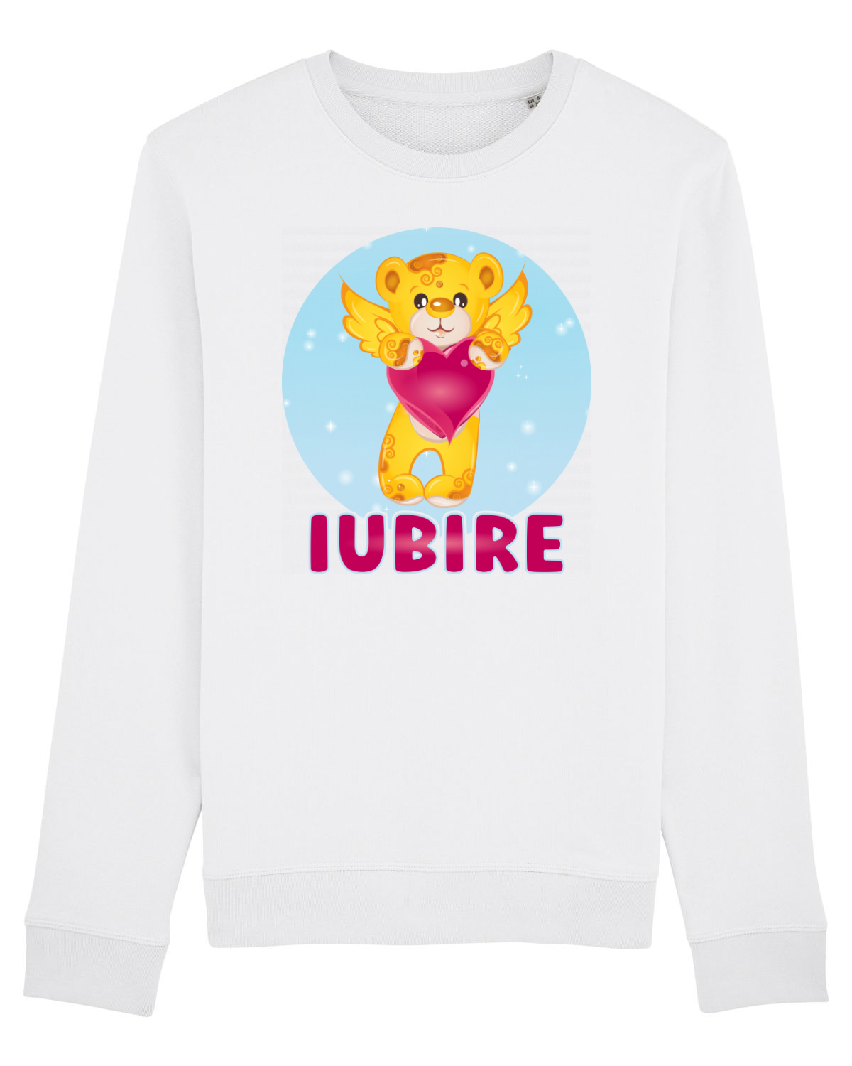 Bluză mânecă lungă Unisex Rise White