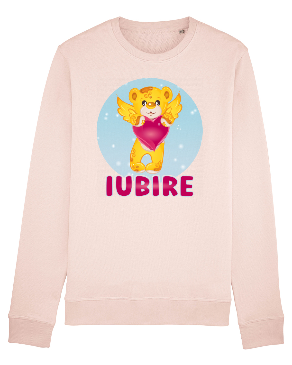 Bluză mânecă lungă Unisex Rise Candy Pink