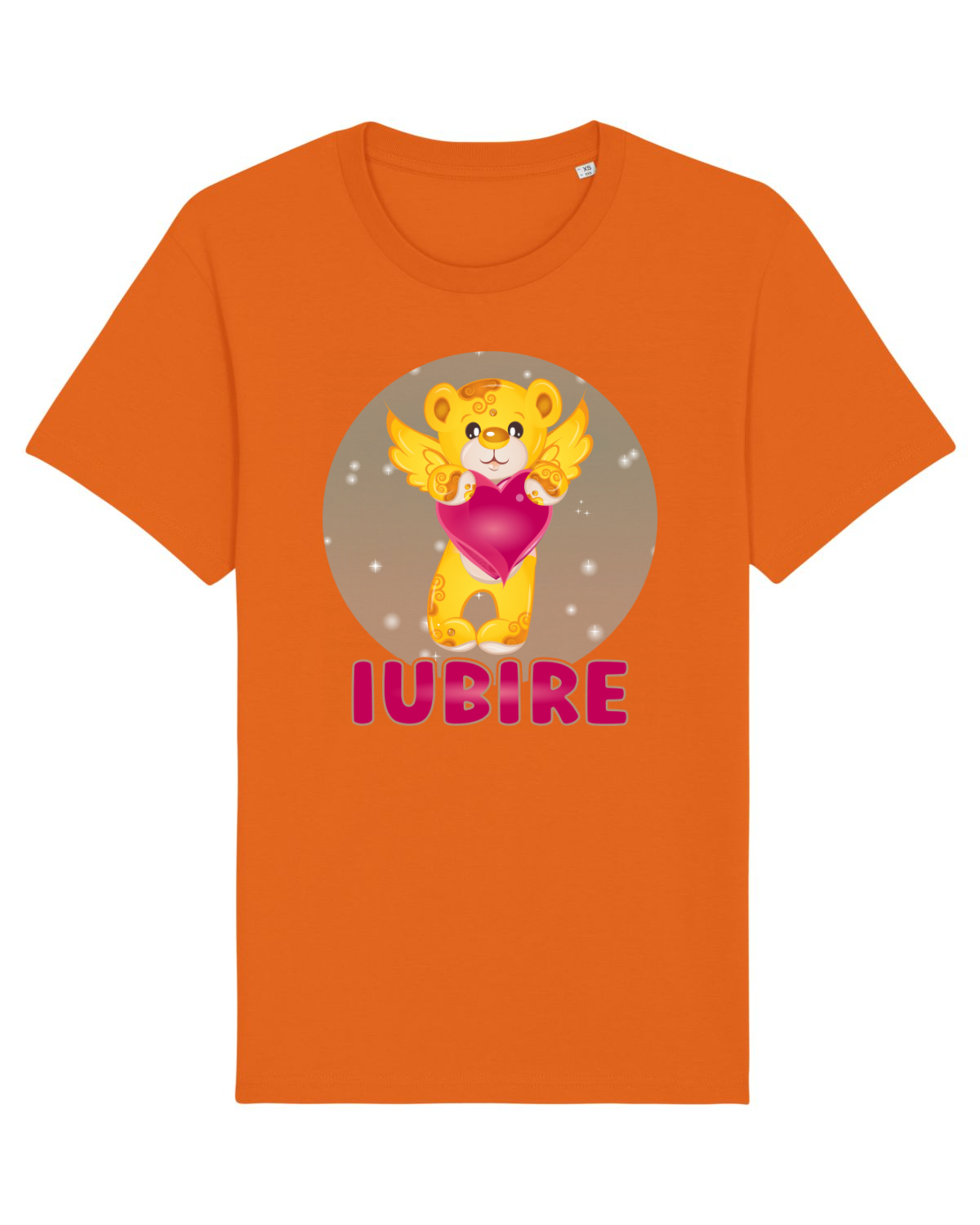 Tricou mânecă scurtă Unisex Rocker Bright Orange