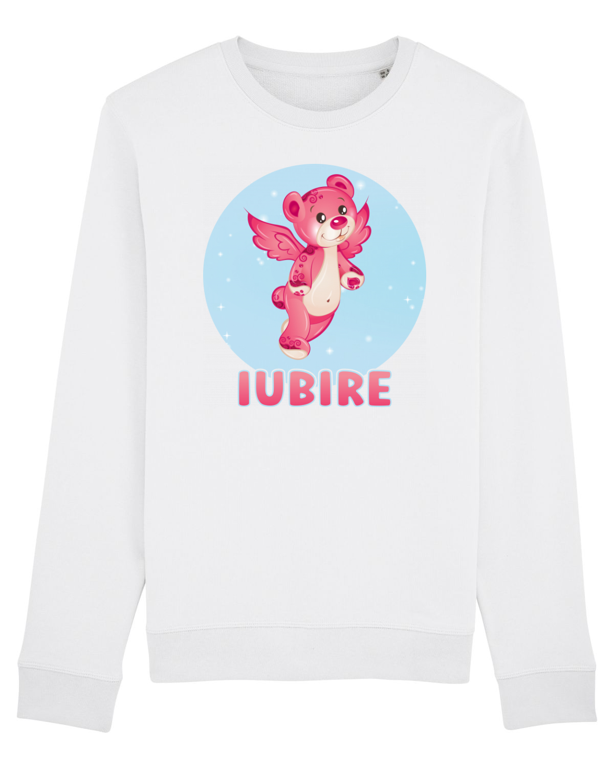 Bluză mânecă lungă Unisex Rise White