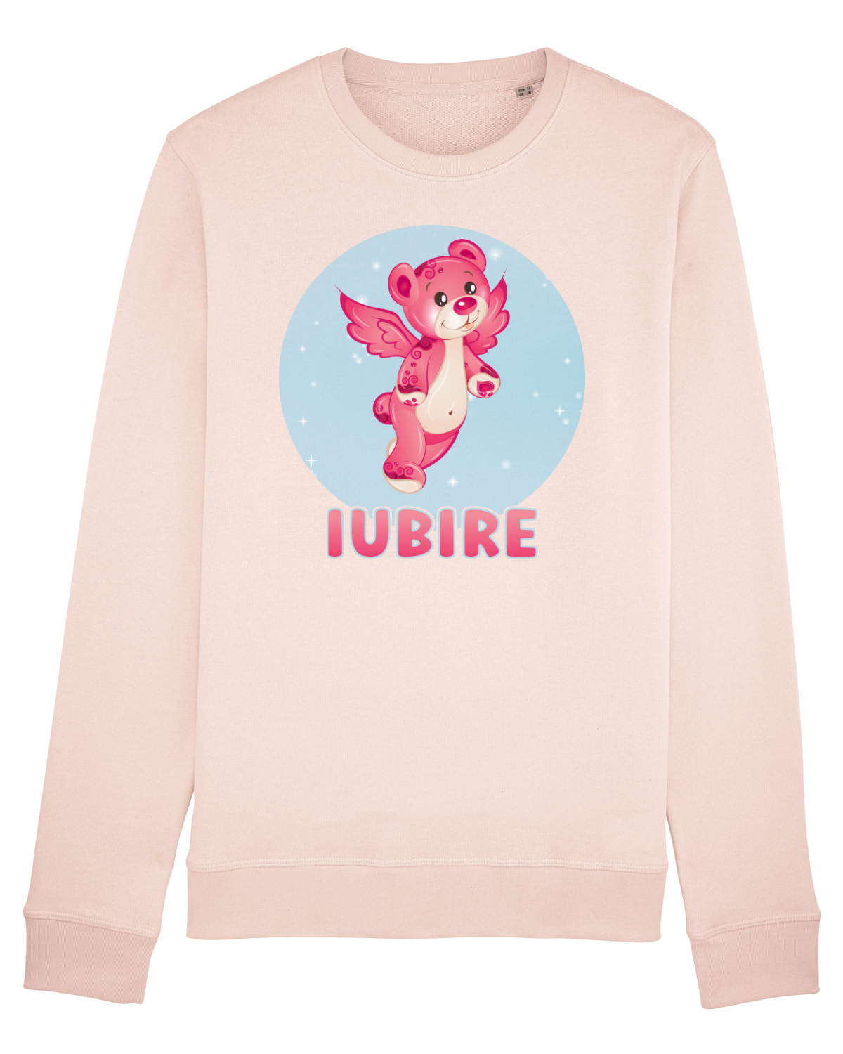 Bluză mânecă lungă Unisex Rise Candy Pink