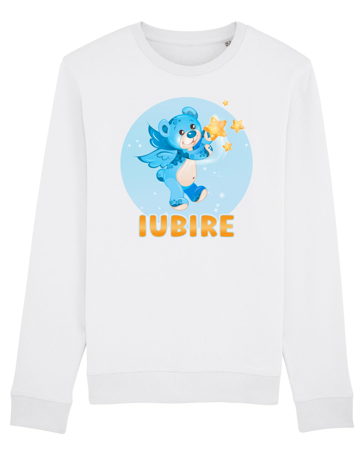 Bluză mânecă lungă Unisex Rise White