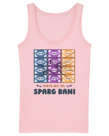 Îmi place să sparg bani Cotton Pink