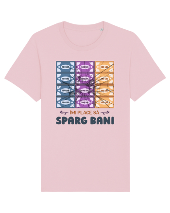 Îmi place să sparg bani Cotton Pink