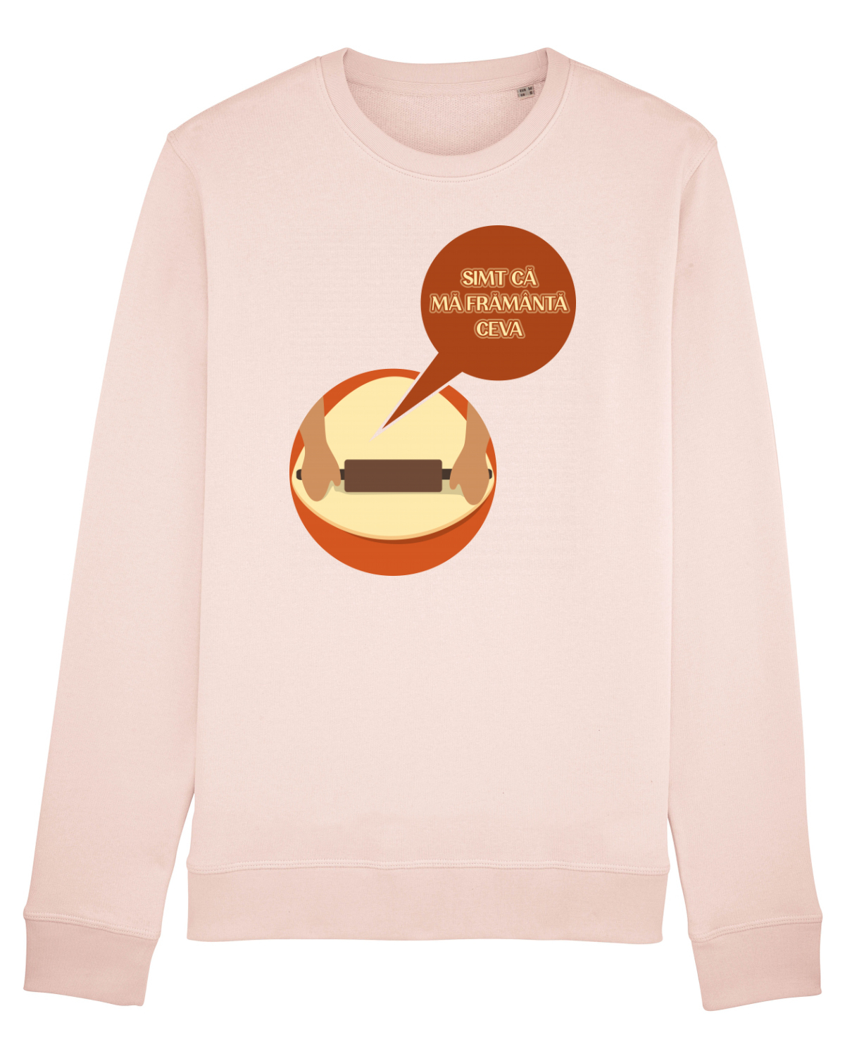 Bluză mânecă lungă Unisex Rise Candy Pink