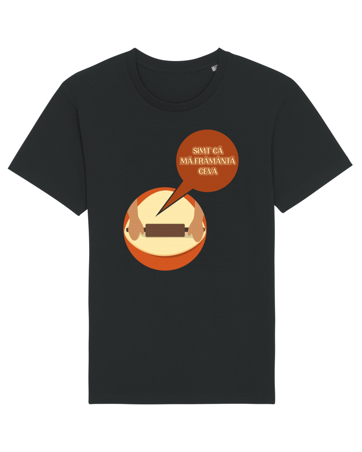 Tricou mânecă scurtă Unisex Rocker Black