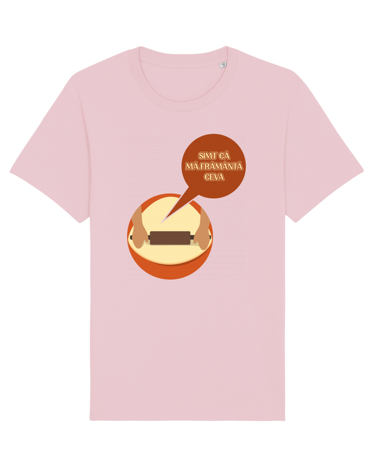 Tricou mânecă scurtă Unisex Rocker Cotton Pink
