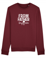 From father to son Bluză mânecă lungă Unisex Rise