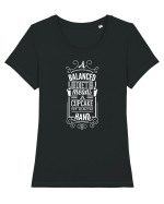 A Balanced Diet Means A Cupcake In Each Hand Tricou mânecă scurtă guler larg fitted Damă Expresser