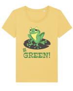 Be Green! Tricou mânecă scurtă guler larg fitted Damă Expresser
