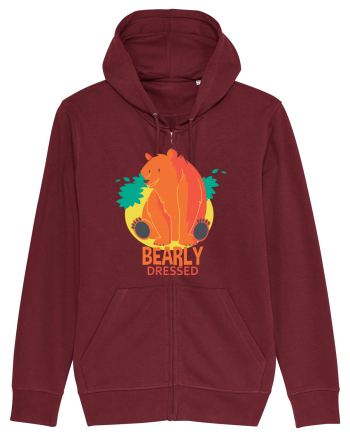 Bearly Dressed Burgundy