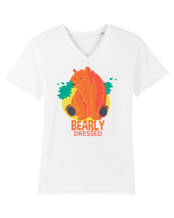 Bearly Dressed White