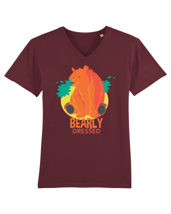 Bearly Dressed Burgundy