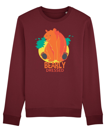 Bearly Dressed Burgundy