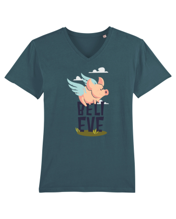 Believe Flying Pig Stargazer